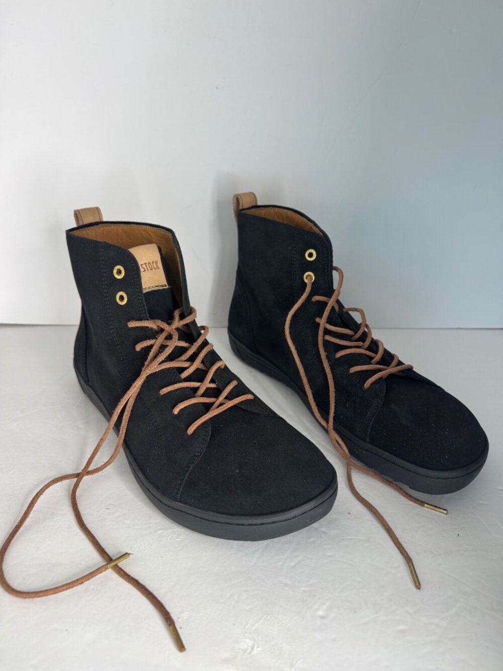 Birkenstock Bartlett Black Suede Sneaker Boot EU 45 US 12 NIB - Picture 3 of 9